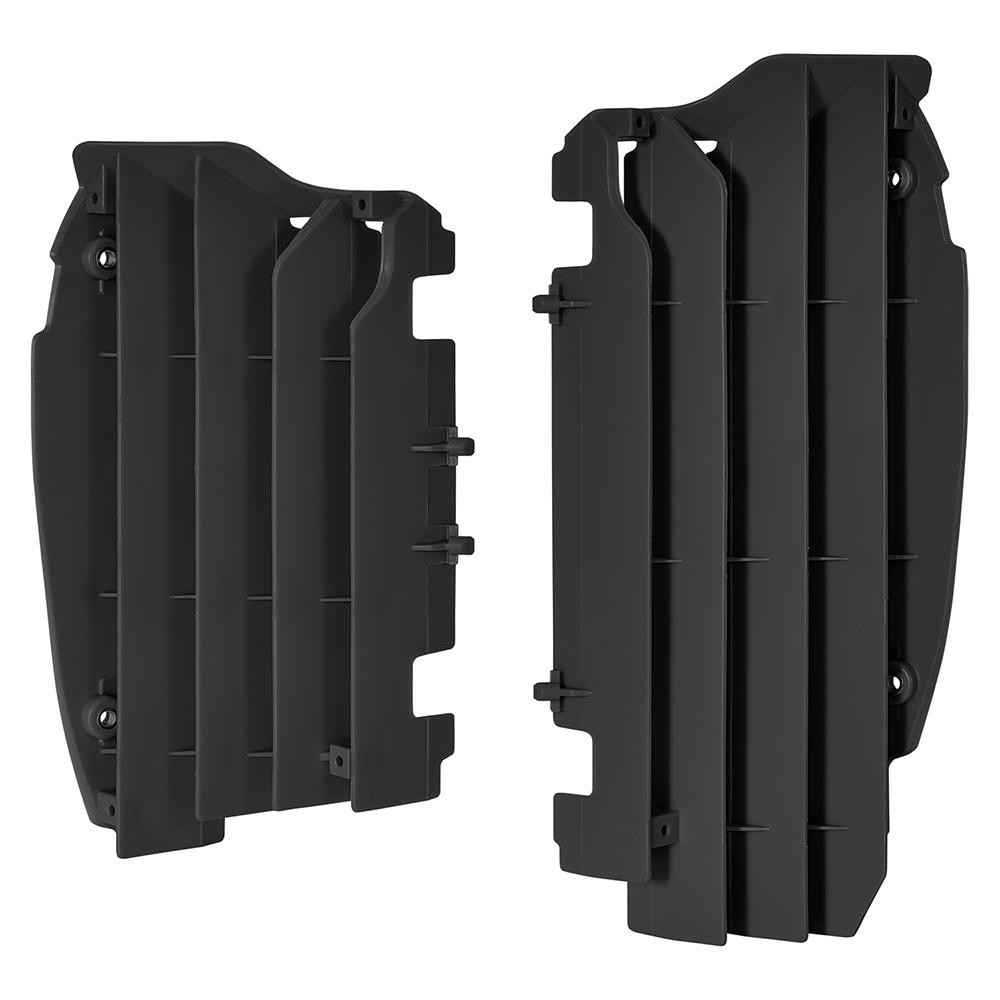 aletines de radiador negro