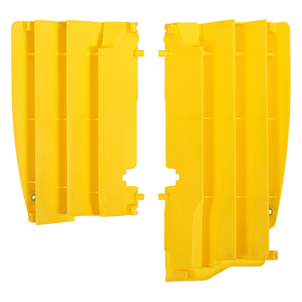 aletines de radiador amarillo