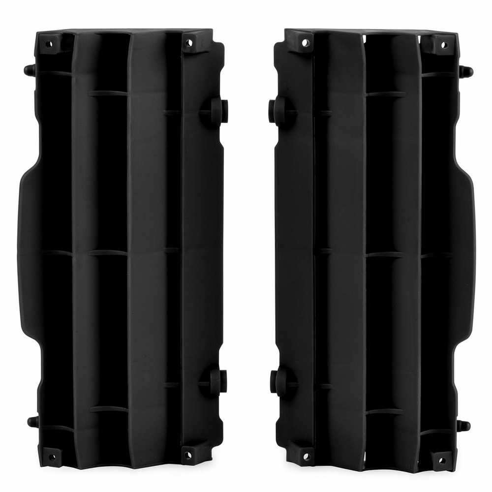 aletines de radiador negro