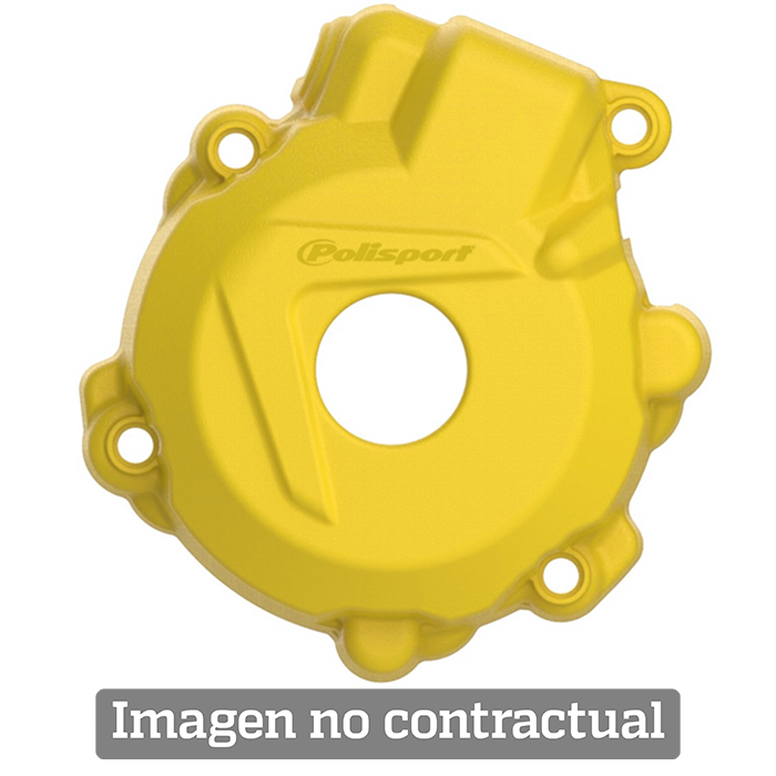 protector de tapa de encendido amarillo para motocicletas