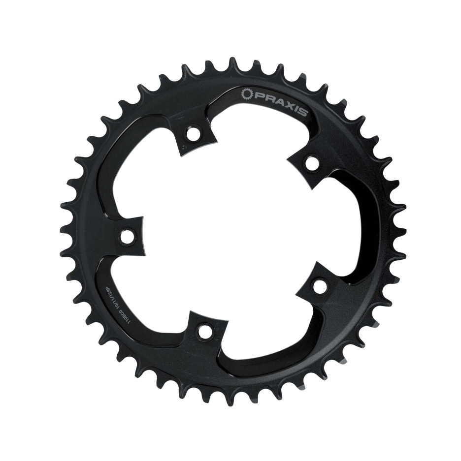 plato para transmisión de bicicleta e-bike de carretera 110bcd threaded 46t
