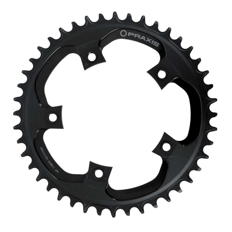 plato para transmisión de bicicleta e-bike de carretera 110bcd threaded 44t