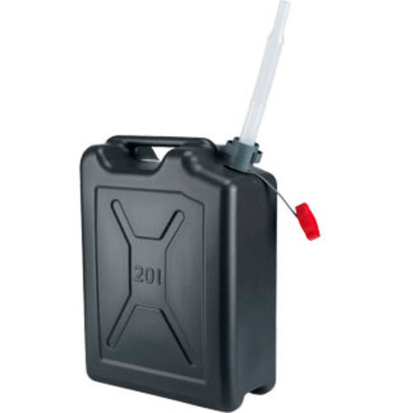 bidon hidrocarburos con tubo de recarga jerrycan 20 l