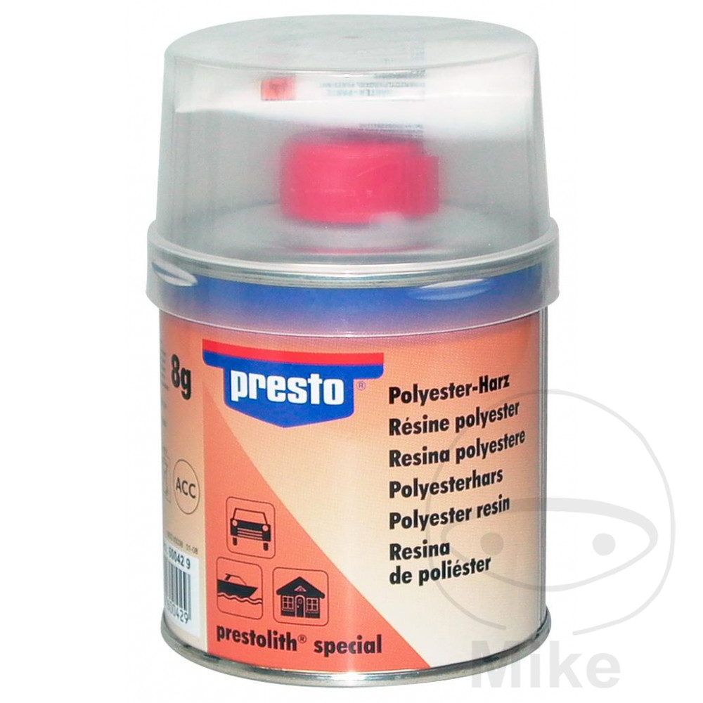resina de poliéster con endurecedor 250 gr