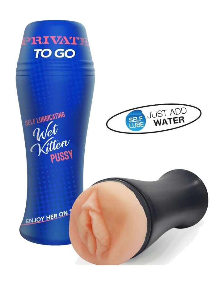 masturbador masculino autolubricado wet-kitten-self lube to go