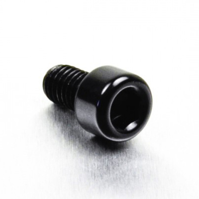 tornillo de aluminio cabeza cilíndrica  m6 x (1.00mm) x 10mm negro lpb61