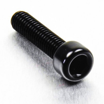 tornillo de aluminio m6 x 25mm negro lpb62 de pro-bolt