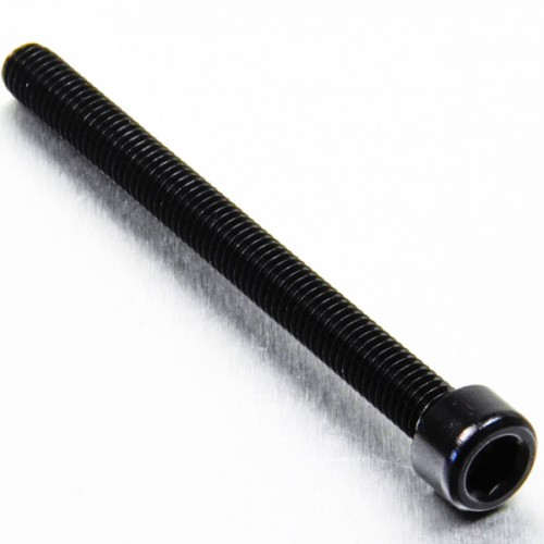 tornillo de aluminio cabeza cilíndrica  m6 x (1.00mm) x 70mm negro lpb67