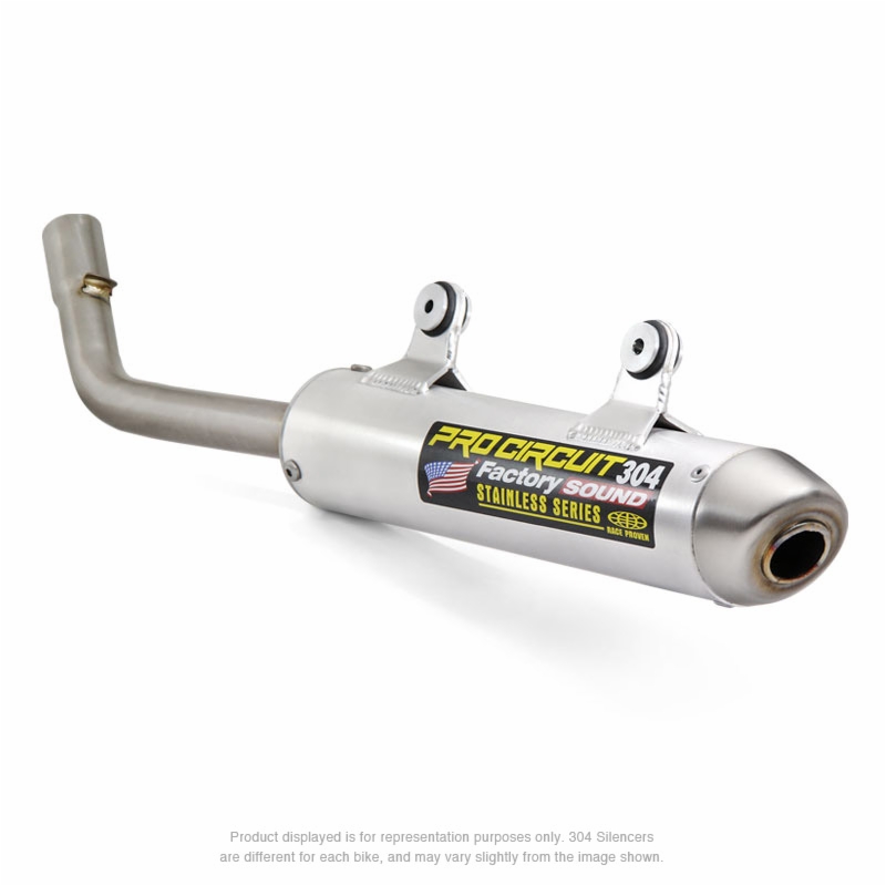 silencioso de escape de aluminio con tapa de acero 304 inox