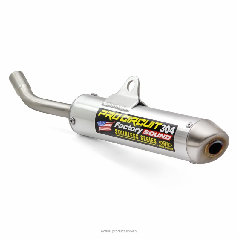 silencioso de escape de aluminio con tapa de acero 304 inox