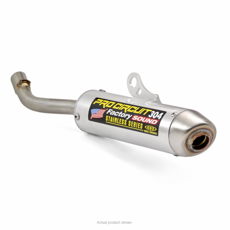 silencioso de escape de aluminio con tapa de acero 304 inox