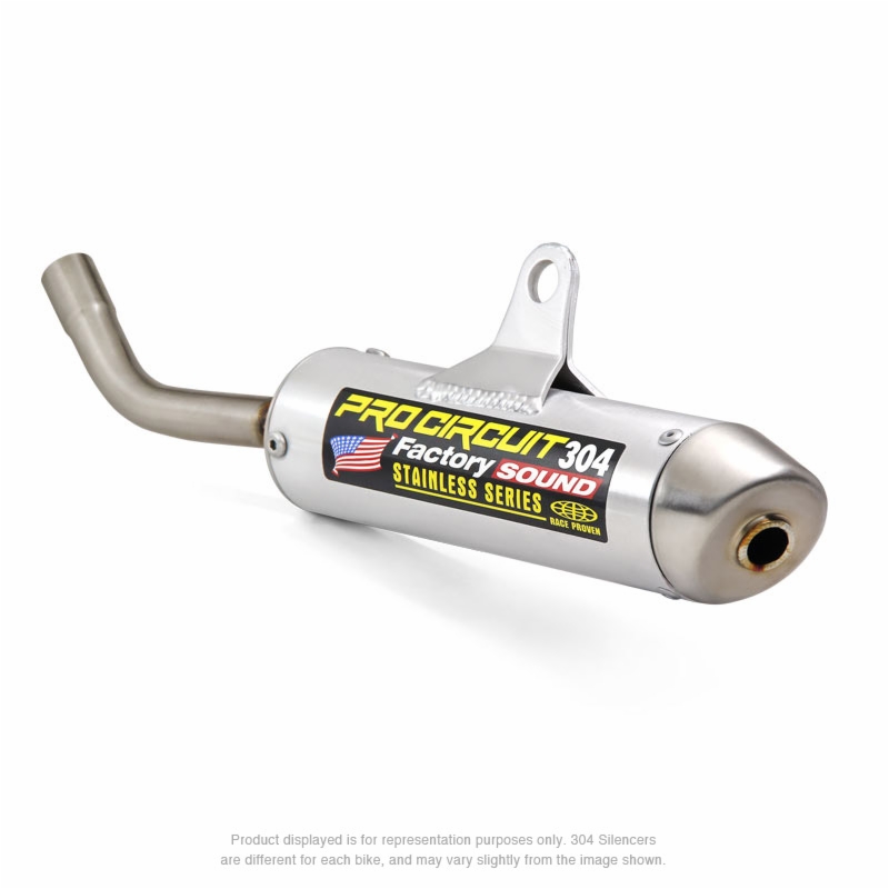 silencioso de escape de aluminio con tapa de acero 304 inox