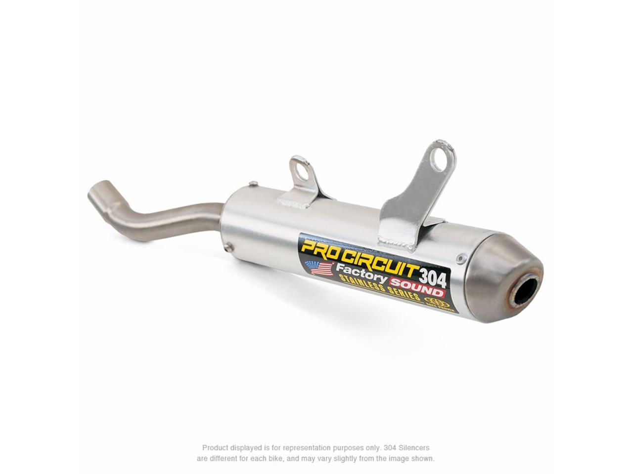 silencioso de escape de aluminio con tapa de acero 304 inox