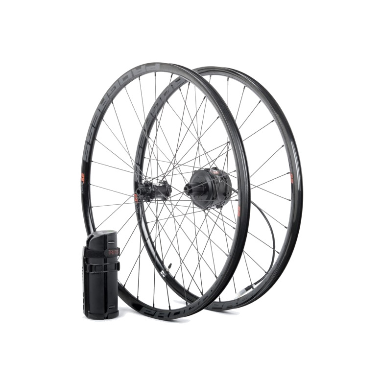 juego de ruedas de carretera/gravel set e-moto evo 15/12x100/12x142 shimano