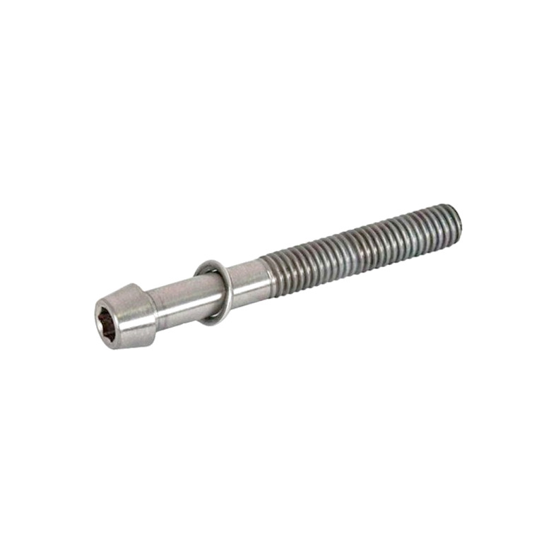 tornillo de titanio para tija sillín m5x40mm pg-601