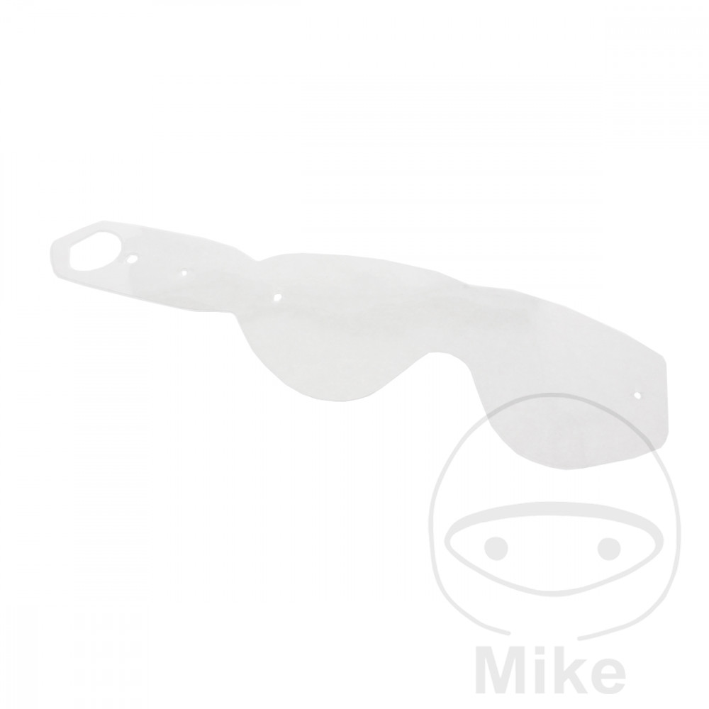 juego 25 láminas protectoras para gafas motocross