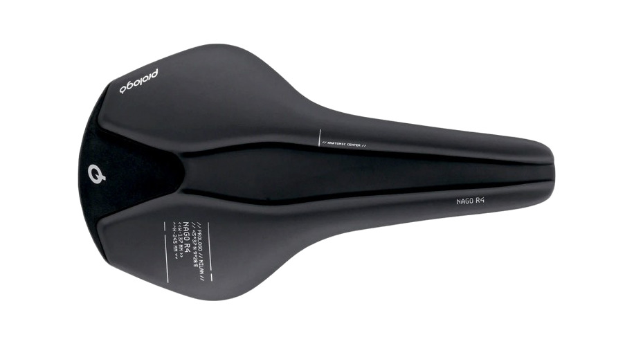 sillin asiento bicicleta nago r4 245 x 137 mm, negro, 201 gr tirox, 7 mm