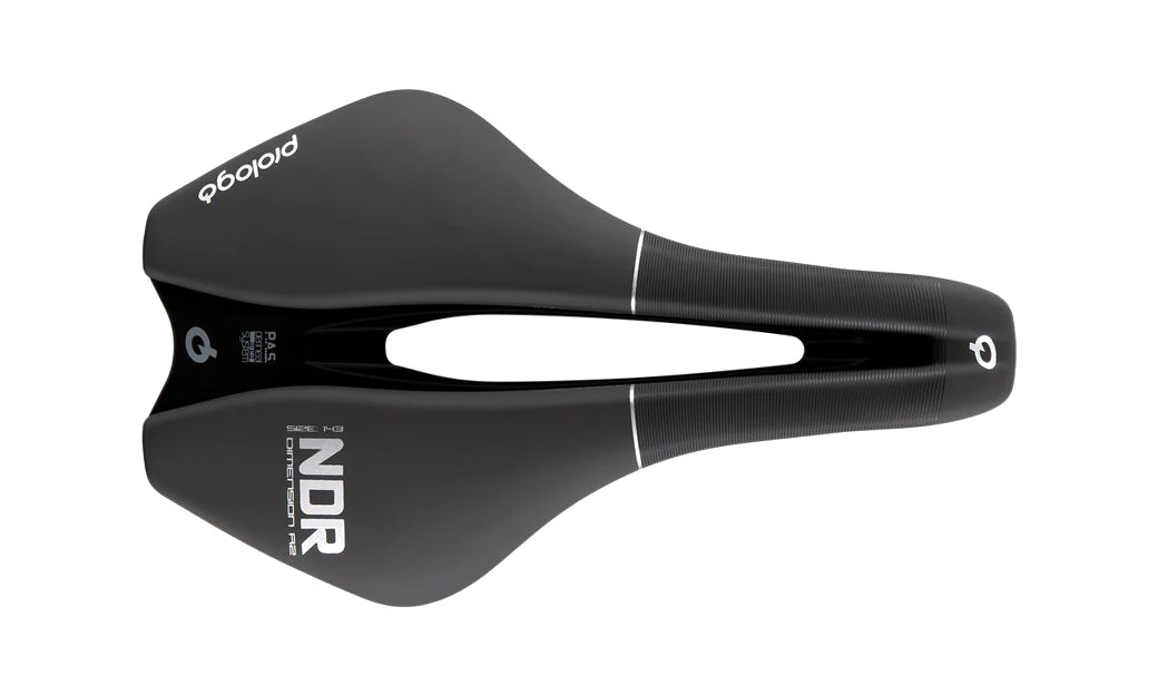 sillín de diseño ergonómico tipo ndr dimension r2 ndr tirox 143