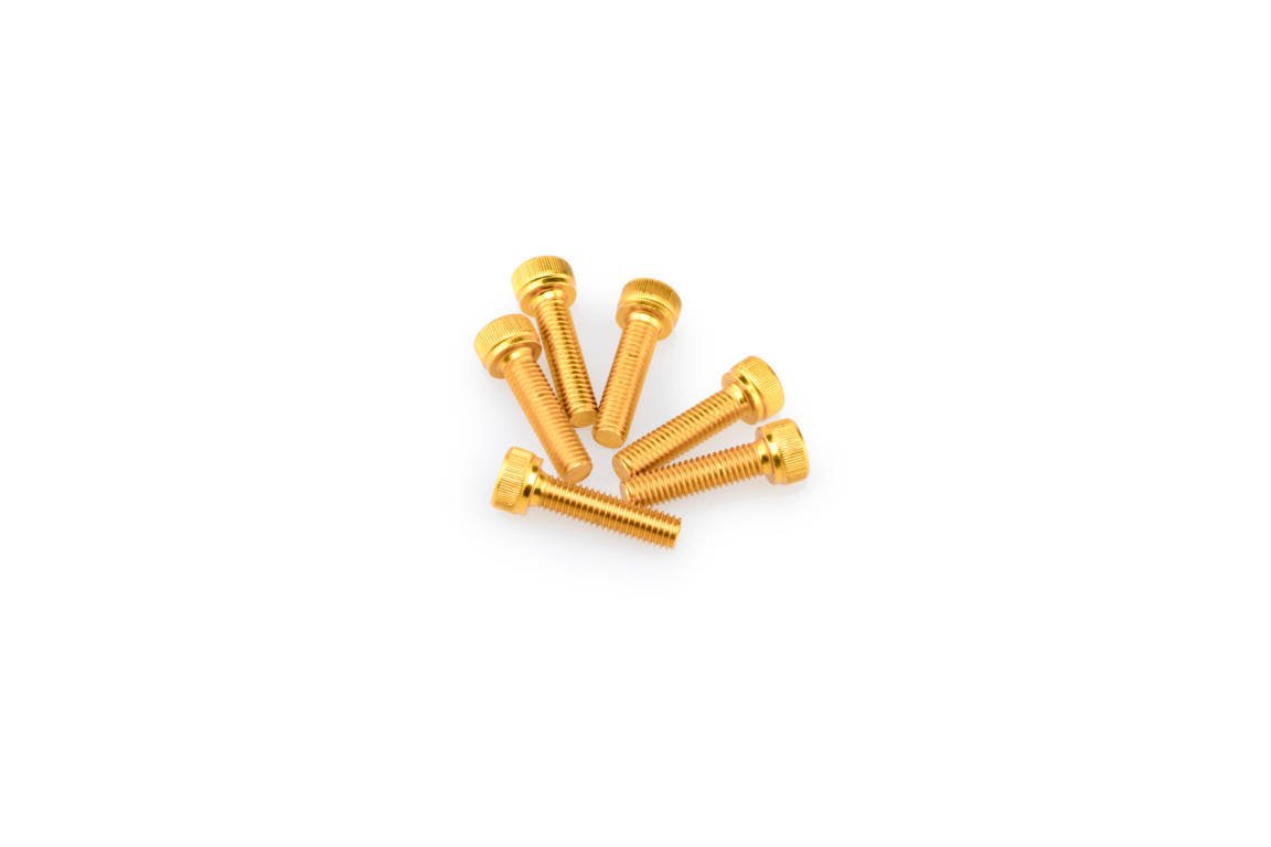 pack de 6 tornillos de aluminio m5 x 20mm
