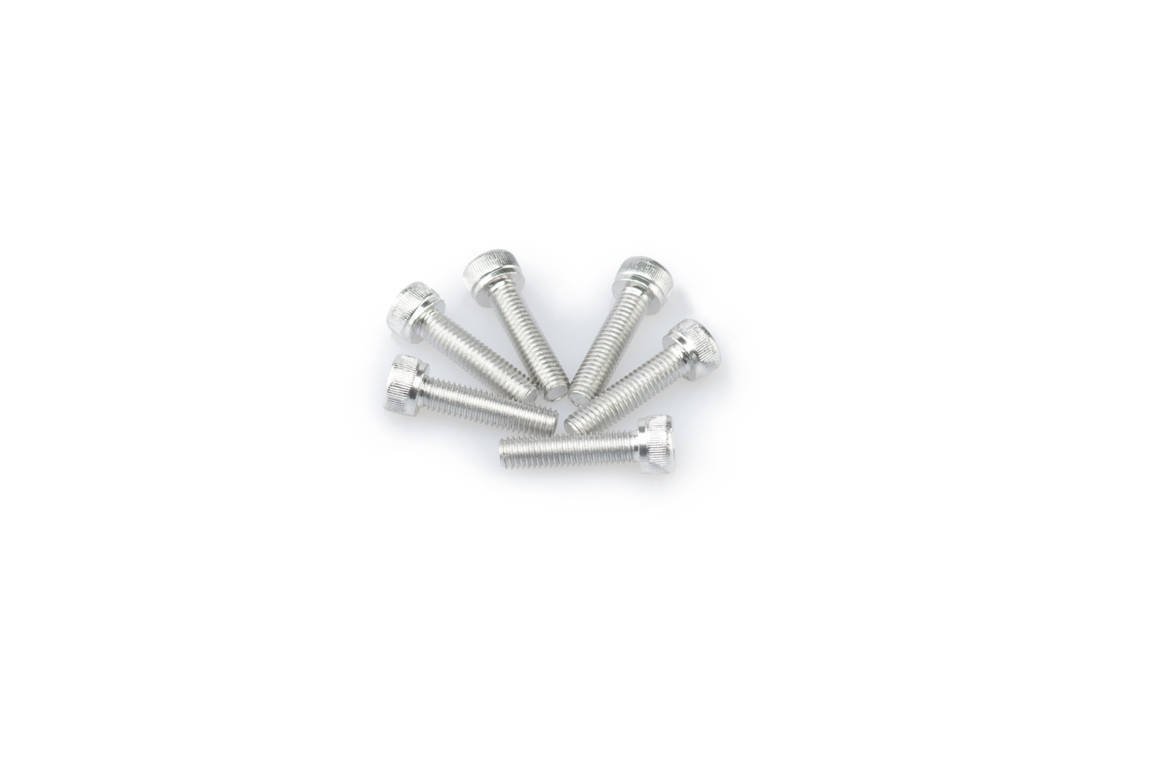 pack de 6 tornillos de aluminio m5 x 20mm