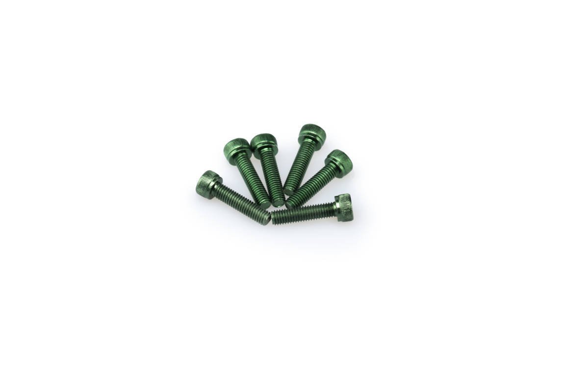 pack de 6 tornillos de aluminio m5 x 20mm