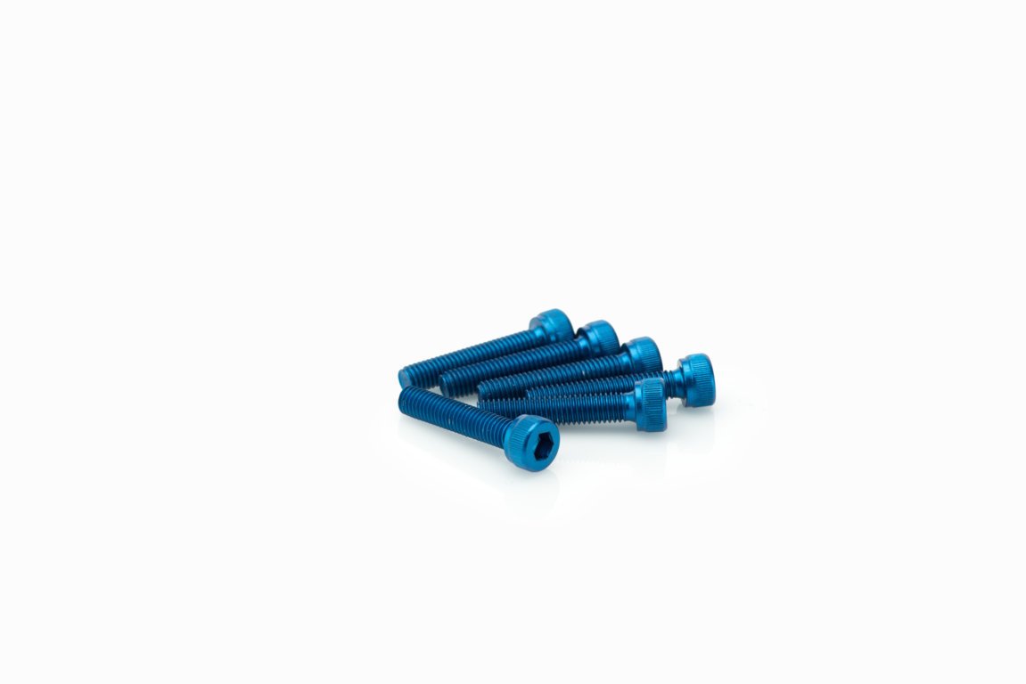 pack de 6 tornillos de aluminio m5 x 25mm