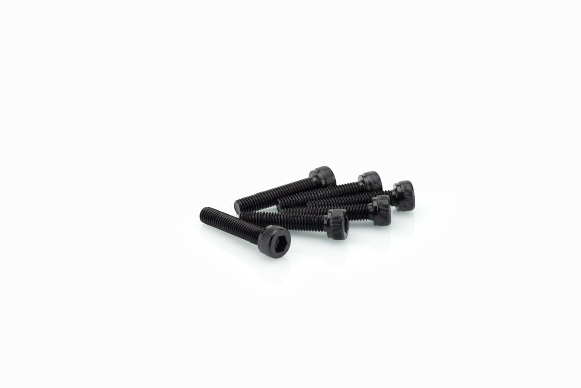 pack de 6 tornillos de aluminio m5 x 25mm