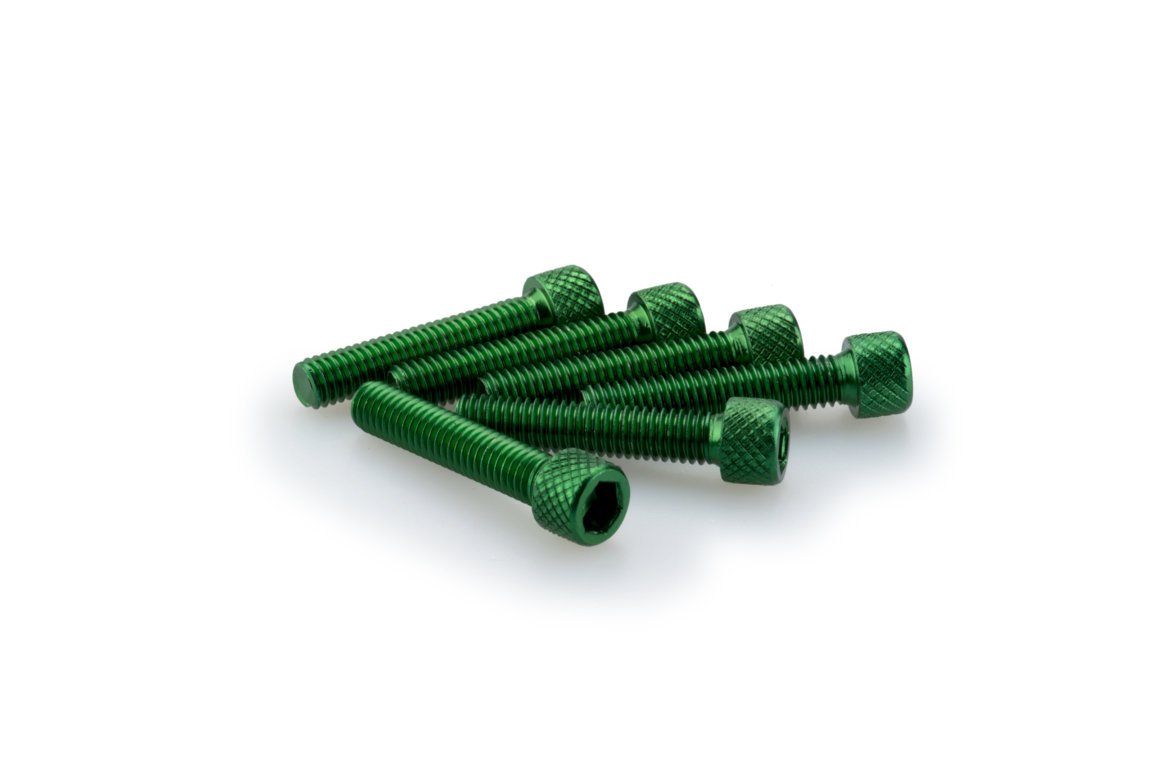 pack de 6 tornillos de aluminio m6 x 30mm