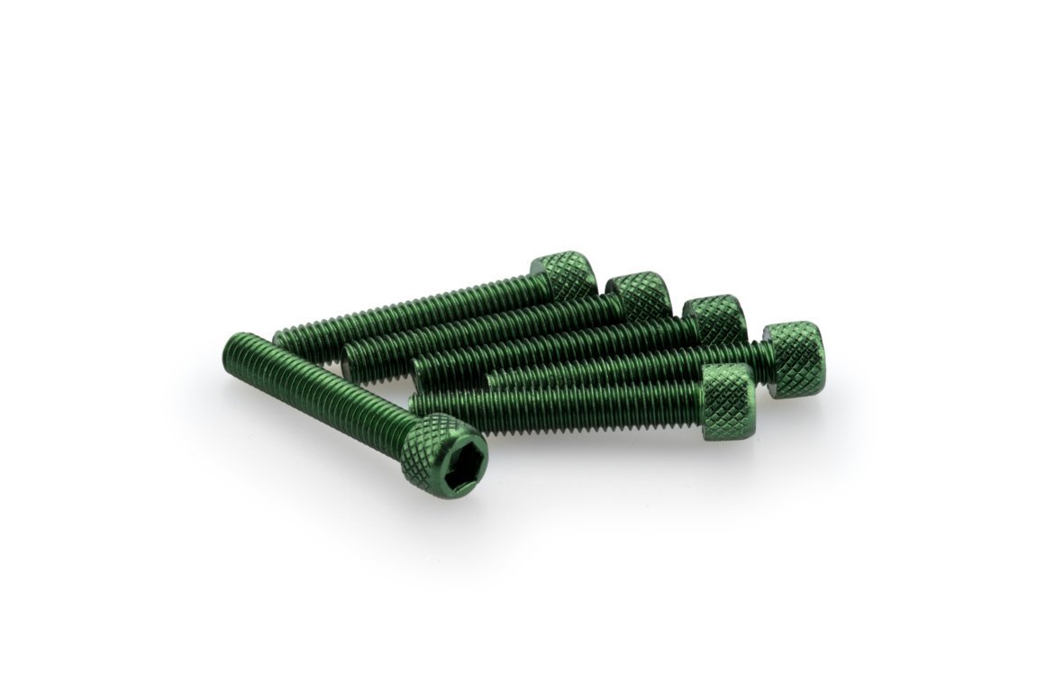pack de 6 tornillos de aluminio m6x35mm