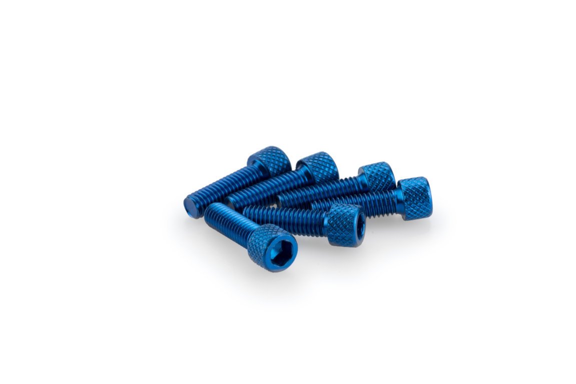 pack de 6 tornillos de aluminio m6 x 20mm
