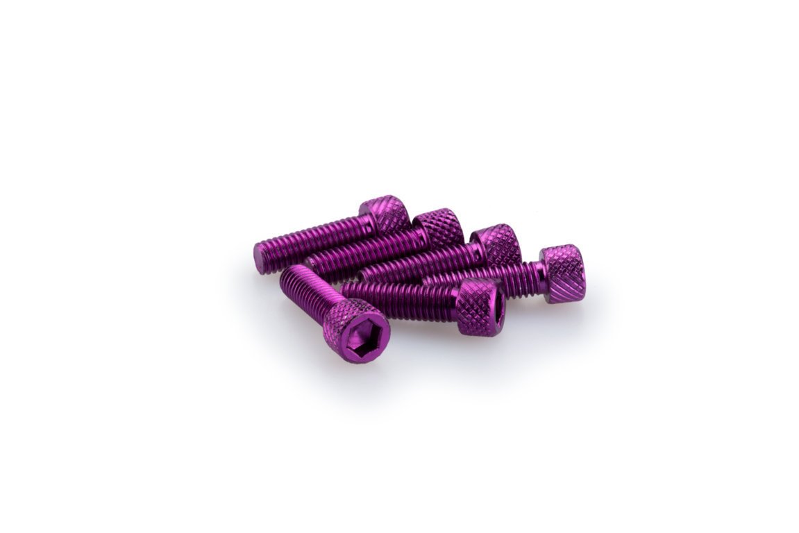 pack de 6 tornillos de aluminio m6 x 20mm