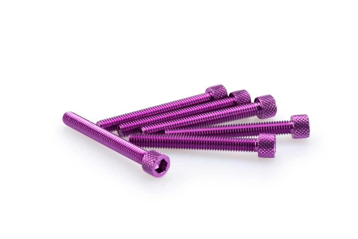 pack blister 6 tornillos aluminio m6 x 50mm
