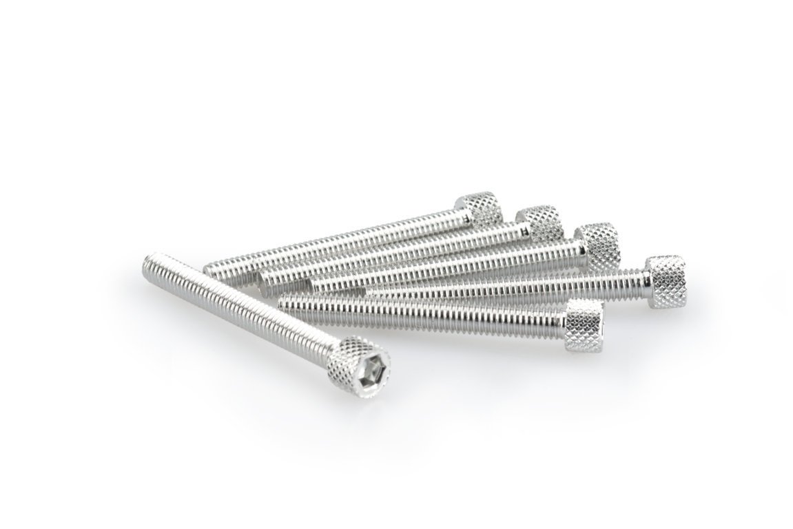 pack blister 6 tornillos aluminio m6 x 50mm