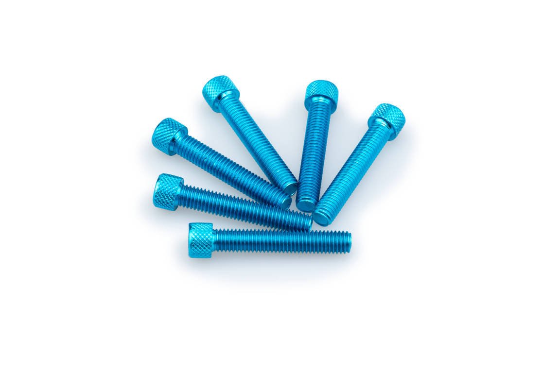 pack de 6 tornillos de aluminio m8 x 45mm