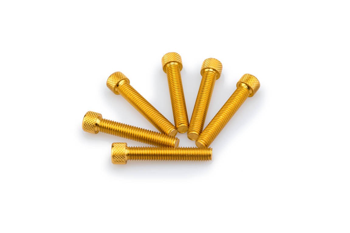 pack de 6 tornillos de aluminio m8 x 45mm