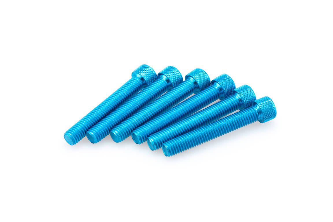 pack de 6 tornillos de aluminio m8 x 50mm