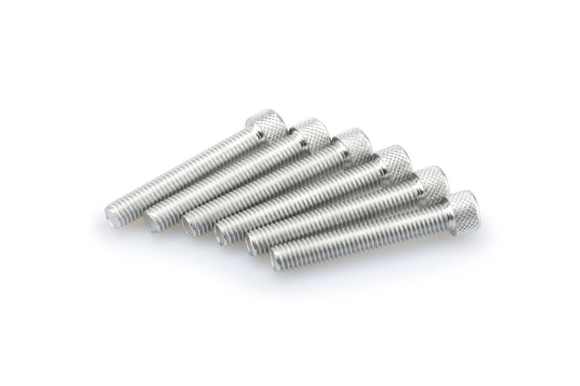 pack de 6 tornillos de aluminio m8 x 50mm