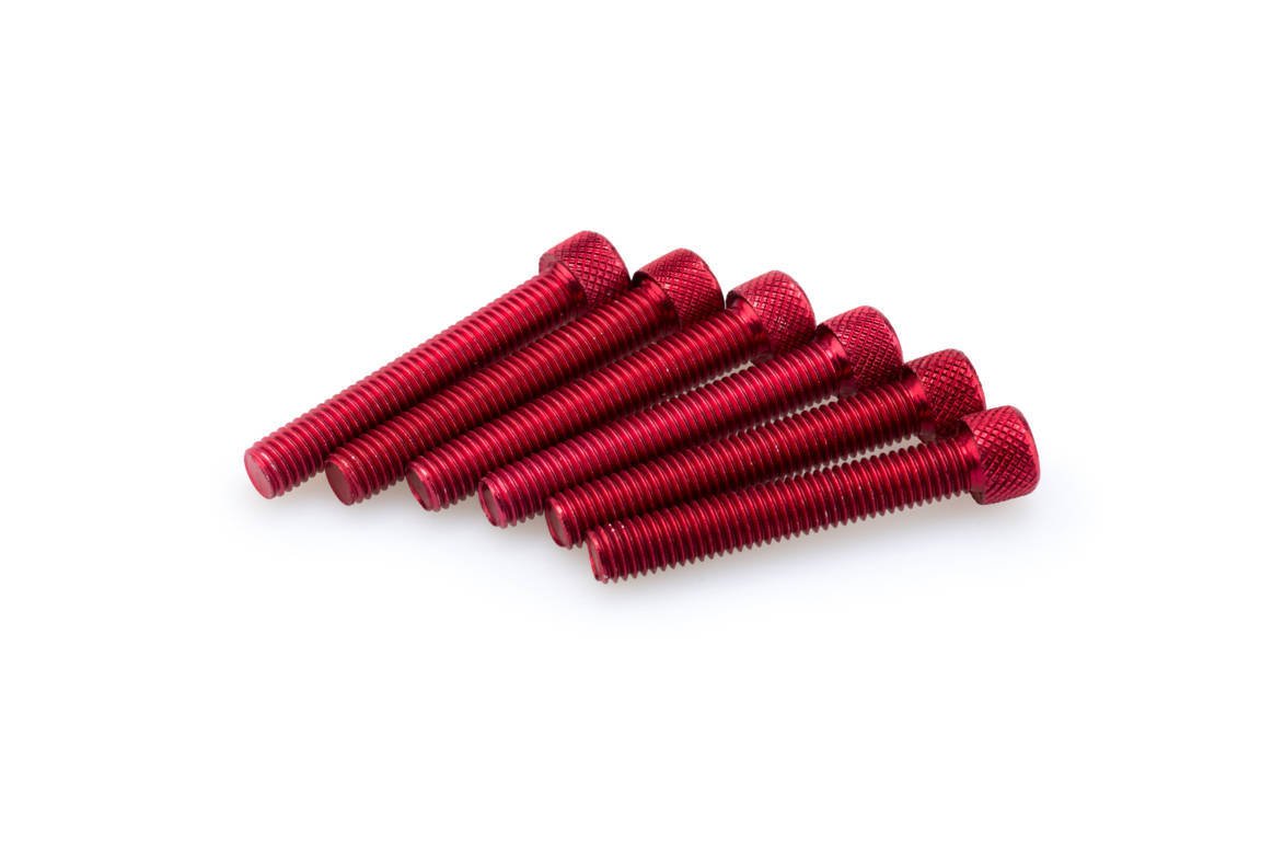 pack de 6 tornillos de aluminio m8 x 50mm