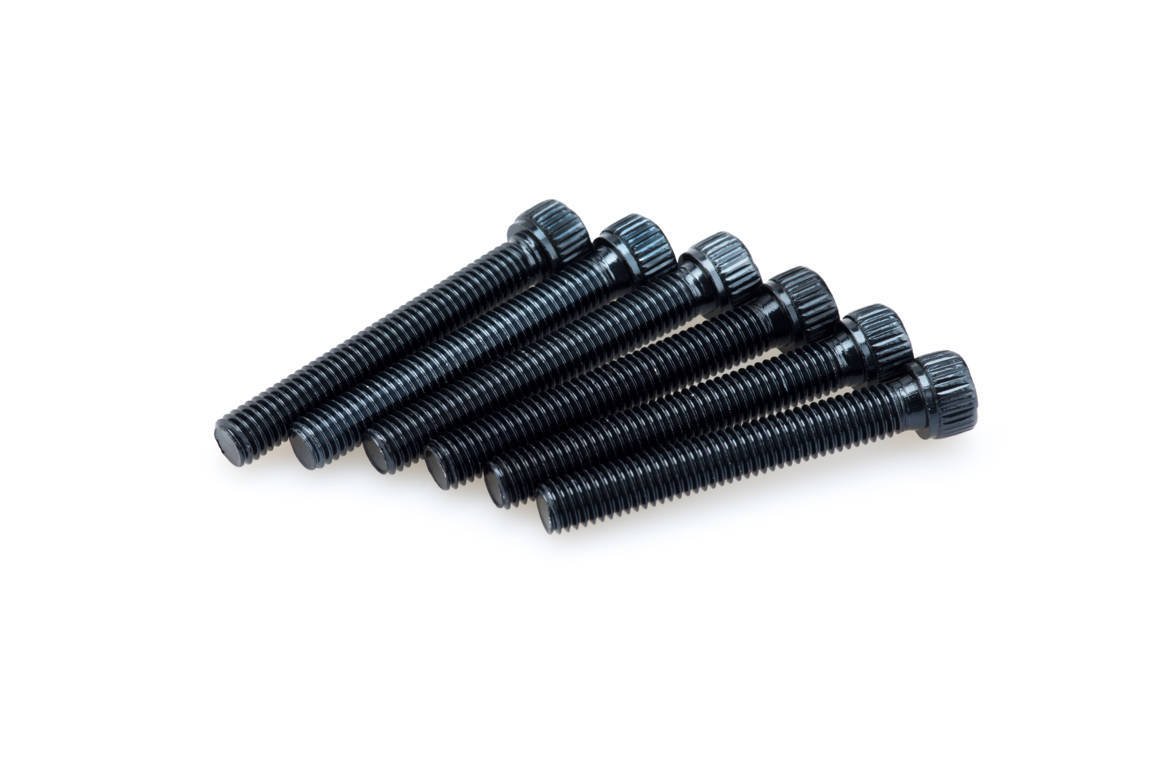pack de 6 tornillos de aluminio m8 x 55mm