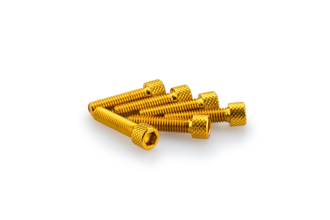 pack de 6 tornillos de aluminio m6x25mm