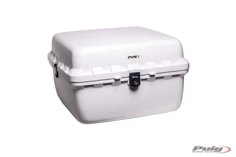 cofre baúl especial grande big box 90l - disponible en negro, blanco y rojo