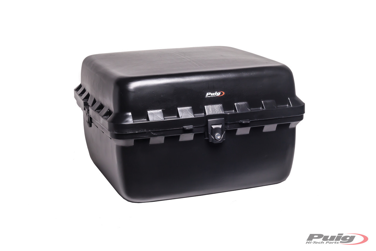 cofre baúl especial grande big box 90l - disponible en negro, blanco y rojo