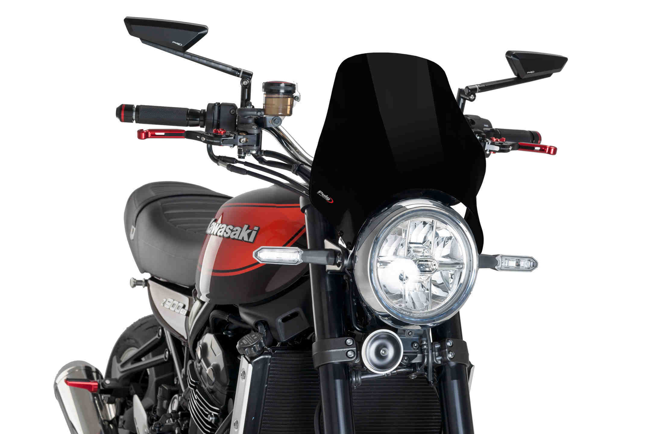 27424-kompatibel mit MOTO GUZZI V7 III STONE 2017-2021 PUIG Naked Windshield Scr - Bild 39 von 42