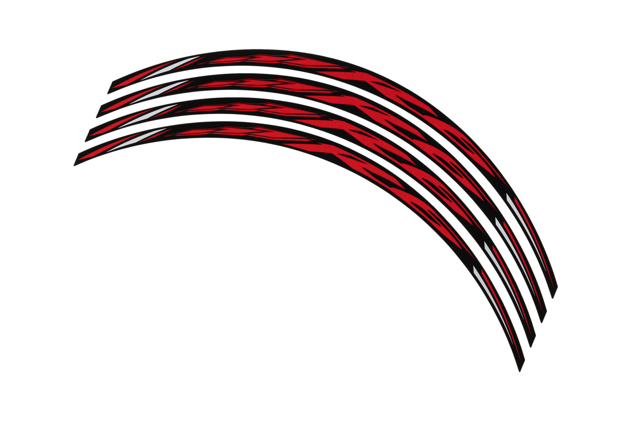 4 tiras arco adhesivos llantas vinilos pegatinas rueda