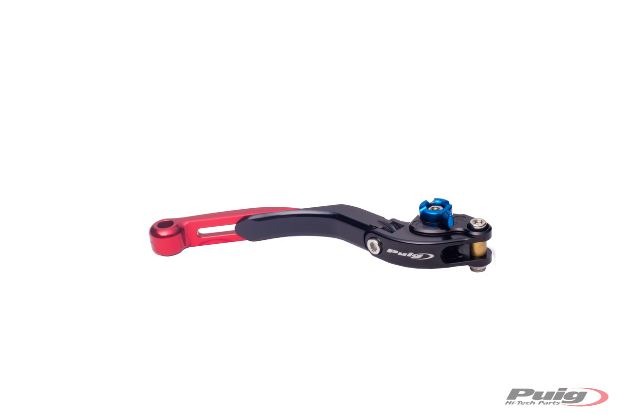 maneta derecha freno cuerpo negro extensible rojo