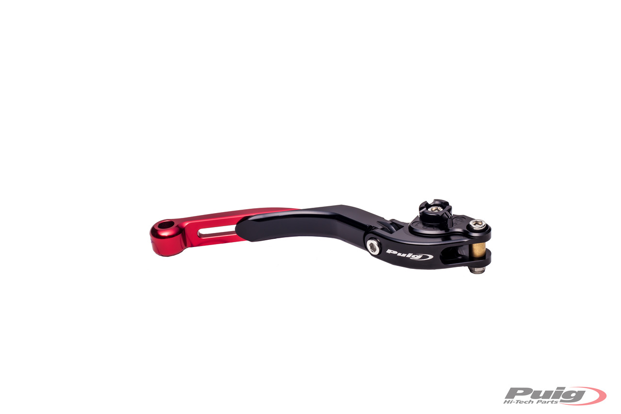 maneta derecha freno cuerpo negro extensible rojo