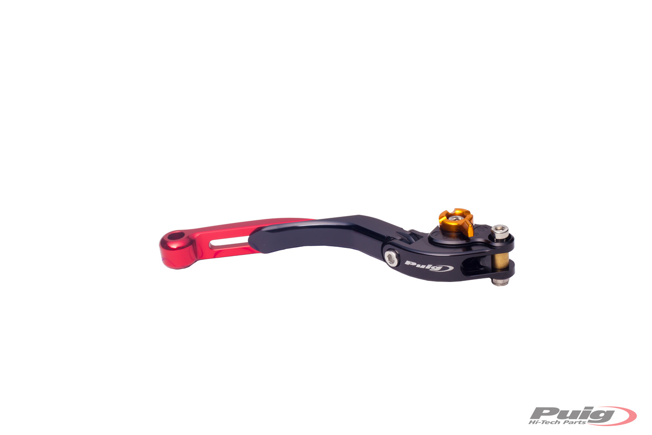 maneta derecha freno cuerpo negro extensible rojo