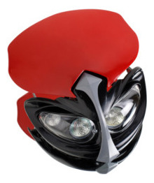 careta con luz placa bifaro universal tt