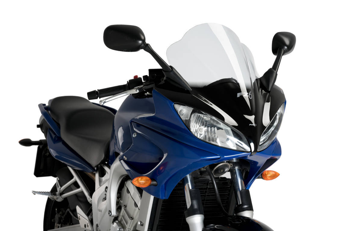 PUIG Cupola del parabrezza racing a doppia bolla PUIG compatibile con YAMAHA FZ6 - Foto 17 di 17