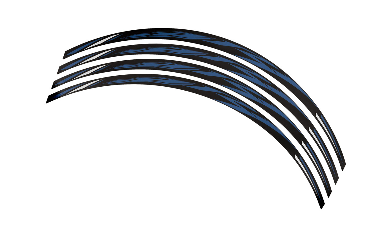 4 tiras arco adhesivos llantas vinilos pegatinas rueda